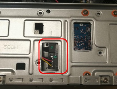 HDD verwijderen - Stap 2