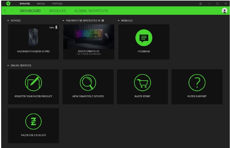 Tabblad Synapse - Deel 1 - Dashboard