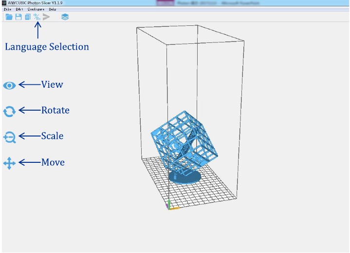 Het 3D-model bewerken in Photon Slicer