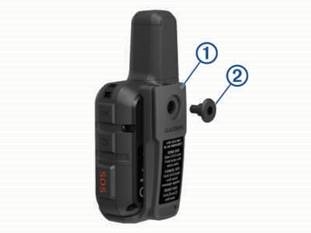 De adapter voor rugbevestiging bevestigen
