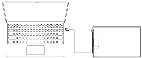 Het apparaat aansluiten op een pc/laptop