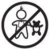 Product is niet bedoeld voor gebruik door kinderen (product is geen speelgoed).