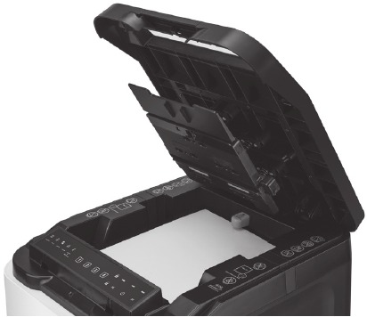 Automatische invoer shredderwerking