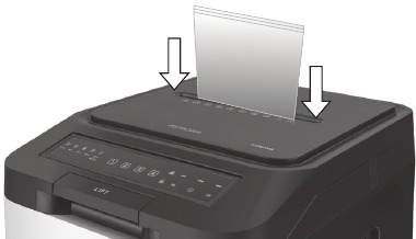 Handmatige invoer shredderwerking - Stap 1