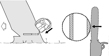 Een overhellende boom met kleine diameter vellen - Stap 2