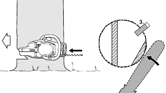Een normale boom met kleine diameter vellen - Stap 2