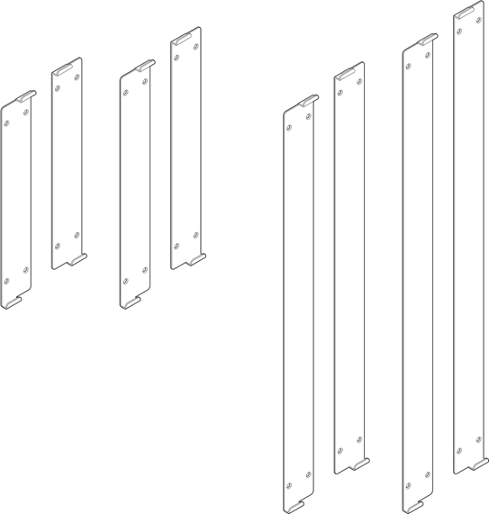 WANDBEUGELSCHAP / -BLAD - ONDERDELEN