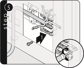 Elektrische aansluiting (4-draads) - Stap 5