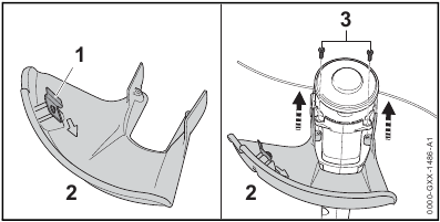Het product monteren - De deflector monteren