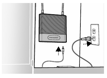  Installatie - Stap 9 - Voeding op de versterker aansluiten 