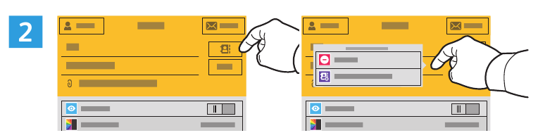 Scannen naar e-mail - Stap 2