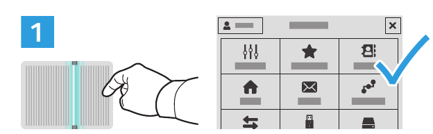 De Scan To-app gebruiken - Stap 1