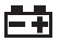 Symbool voor lage batterijspanning