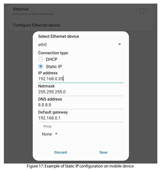Bekabelde Ethernetconfiguratie - Stap 3