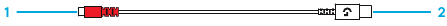 USB-C-naar-USB-C-kabel
