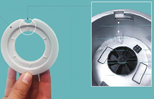 Plaats de Smart Sensor Scale (Slimme sensorschaal) terug