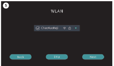 WiFi-instellingen - Stap 5