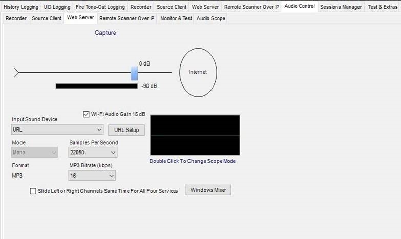 ProScan audioconfiguratie - Stap 2