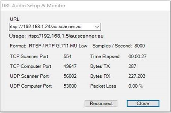 ProScan audioconfiguratie - Stap 4