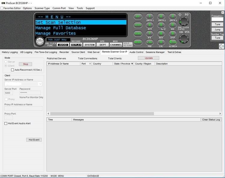ProScan webserverconfiguratie - ALTERNATIEVE METHODE