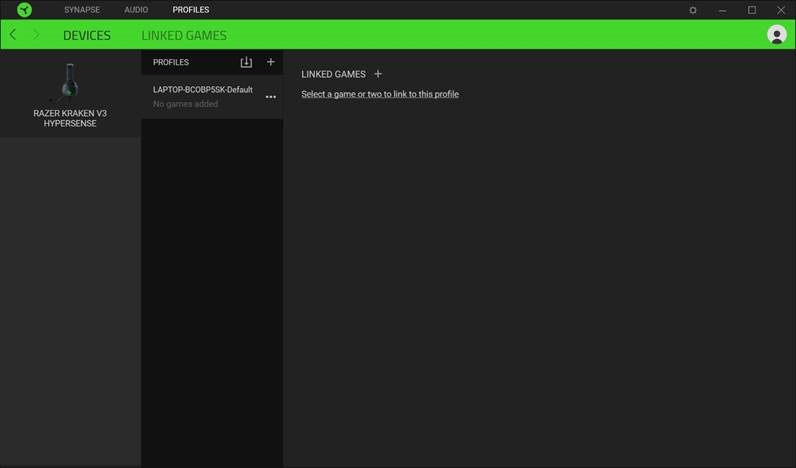 PROFILES TAB - Devices