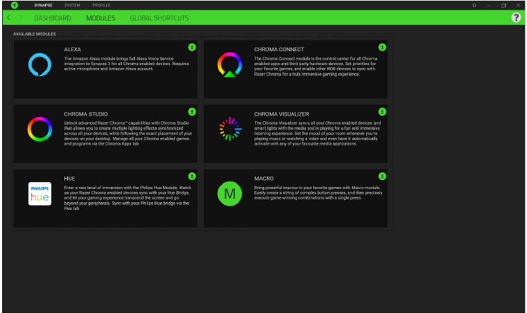 UW PRODUCT CONFIGUREREN - Subtabblad Modules