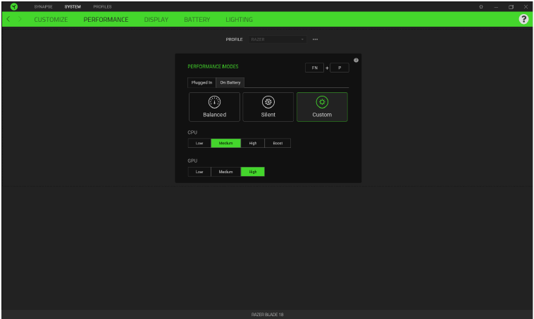 JE PRODUCT CONFIGUREREN - Prestatie instellingen