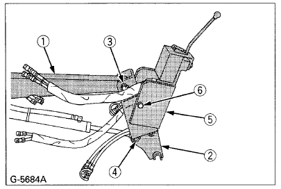 Zijframe, hydraulisch ventiel en slangen - Stap 1