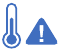 Temperatuurwaarschuwing