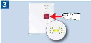 Apparaat verbinden met router met WPS-knop - Stap 3