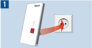 Apparaat verbinden met router met WPS-knop - Stap 1