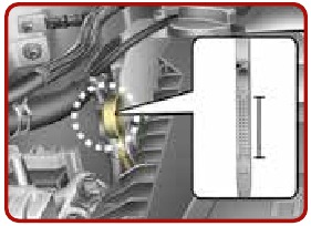 Motoroliepeil controleren