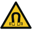 waarschuwing magnetisch veld