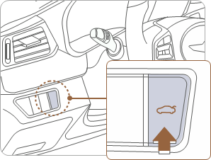 Bedieningselementen interieurklep - stap 1