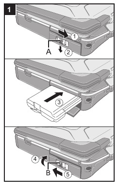 Batterij plaatsen