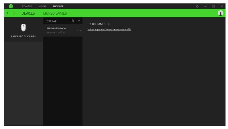 PROFILES TAB - Devices 