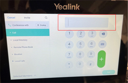 Een conference call opzetten - Stap 2