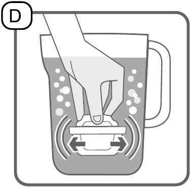 Voorbereiding van het MAXTRA+-waterfilter