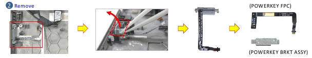 HALL SENSOR BOARD - Mededeling demontage - Stap 2