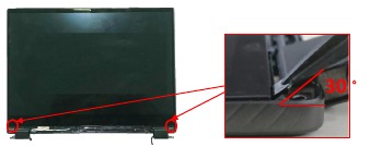LCD PANEL - Mededeling demontage - Stap 1