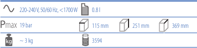 SPECIFICATIES