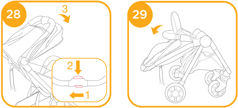 Het product opvouwen - Stap 1