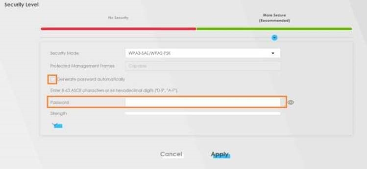 De wifi-naam (SSID) en het wachtwoord wijzigen - Stap 2