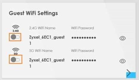 Gast-wifi inschakelen - Stap 1