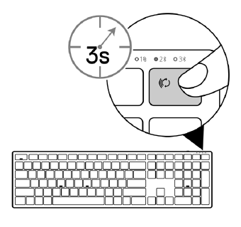 Uw draadloze toetsenbord koppelen via Bluetooth - Stap 2