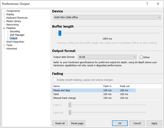 Muziek afspelen vanaf Windows-pc via Foobar2000 - Stap 2