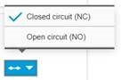 Vervolgkeuzelijst Gesloten Circuit
