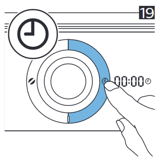 De timer instellen - Stap 1