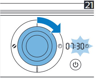 De timer instellen - Stap 4