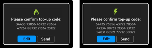 Opwaarderen (40-cijferige en 60-cijferige codes)